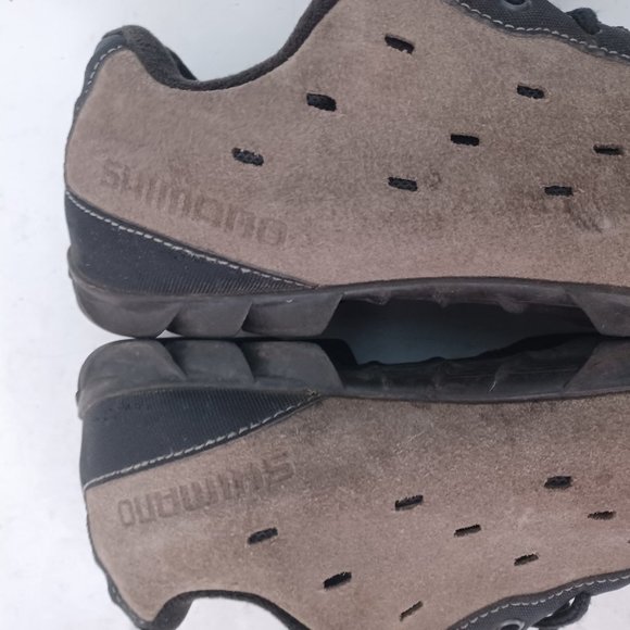 🚵 Shimano SPD MT22 Suede Clip-in Mountain Biking Shoes Size 43/ US 8.9 🚵 - Picture 9 of 14